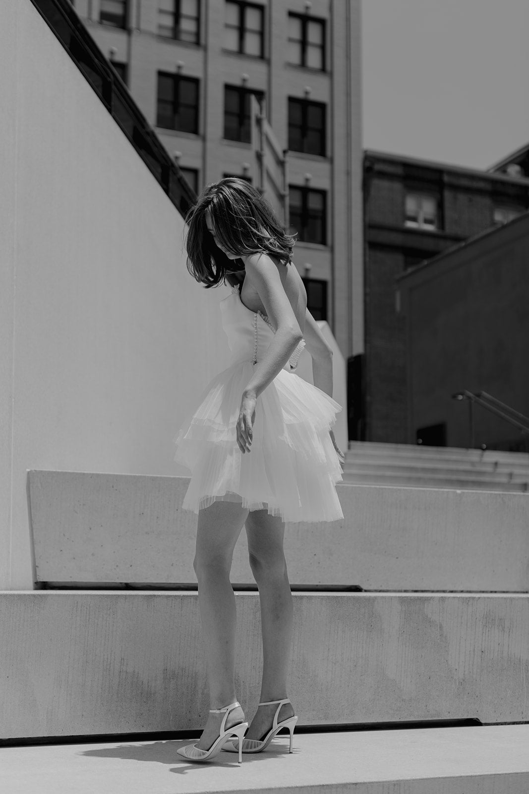 OUTLET - Chantelle Tulle - White - Size 8