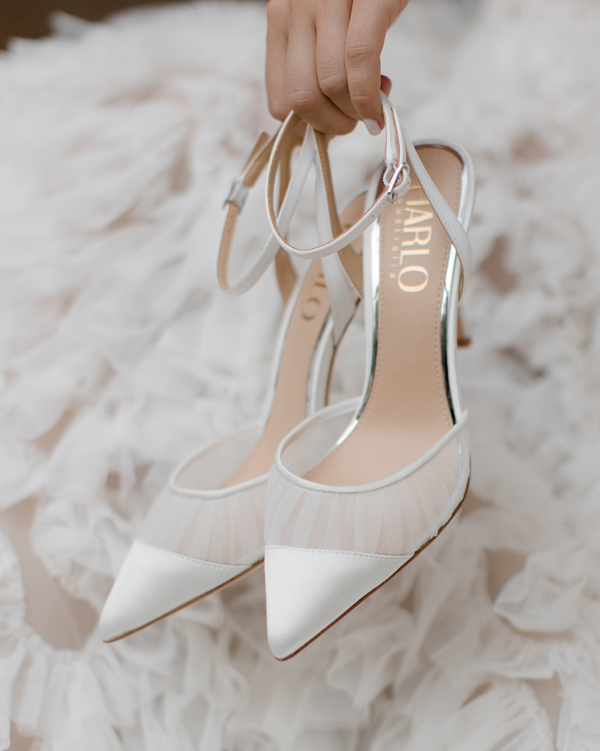 OUTLET - Chantelle Tulle - White - Size 8