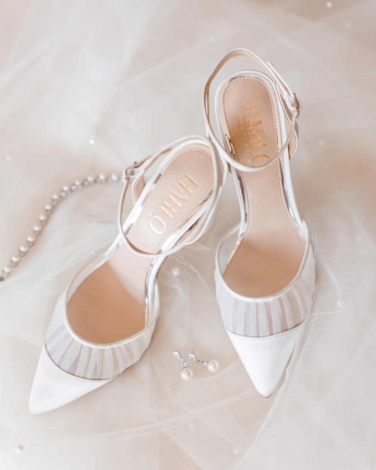 OUTLET - Chantelle Tulle - White - Size 8