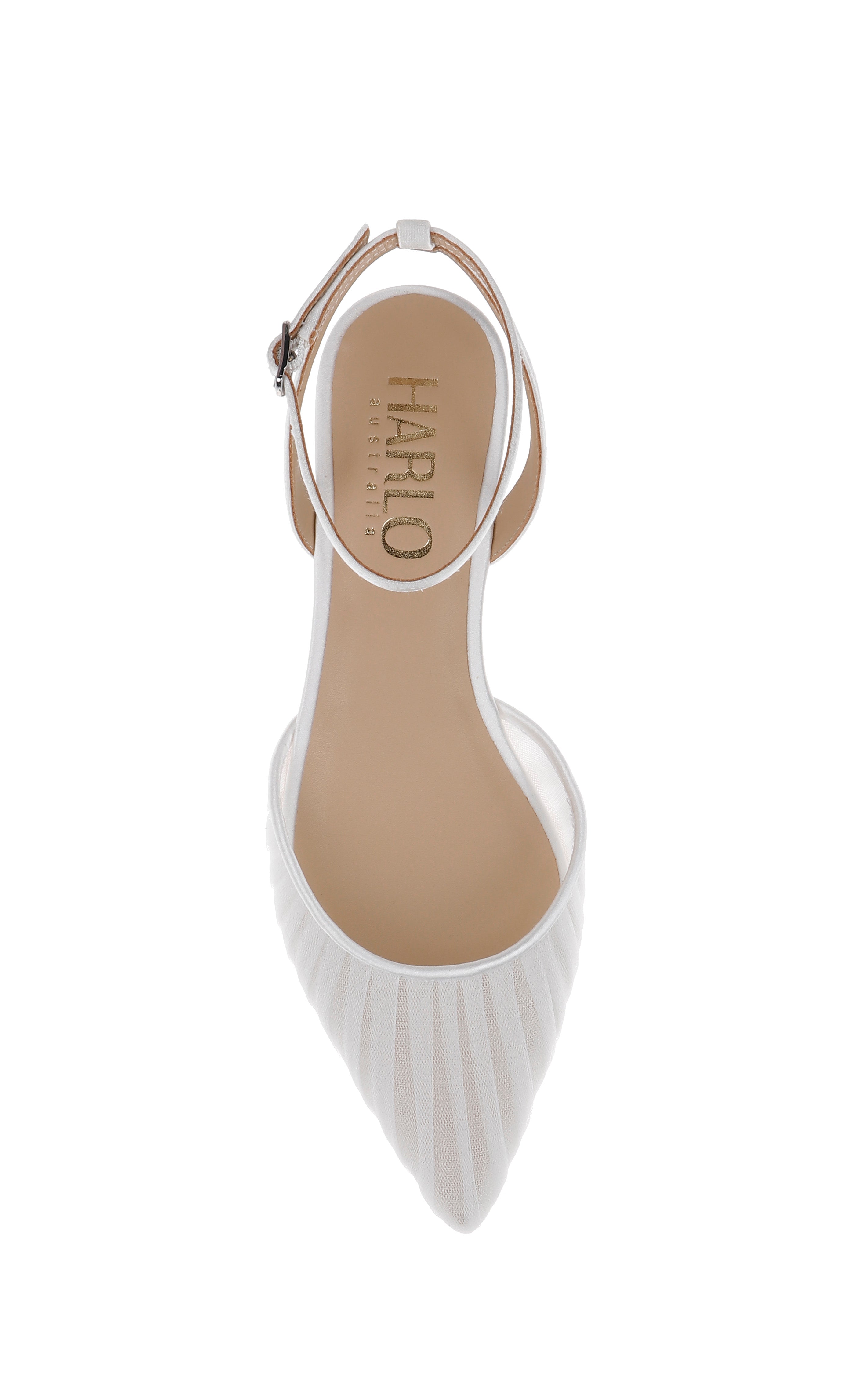 Chanel Tulle - White Tulle Flats