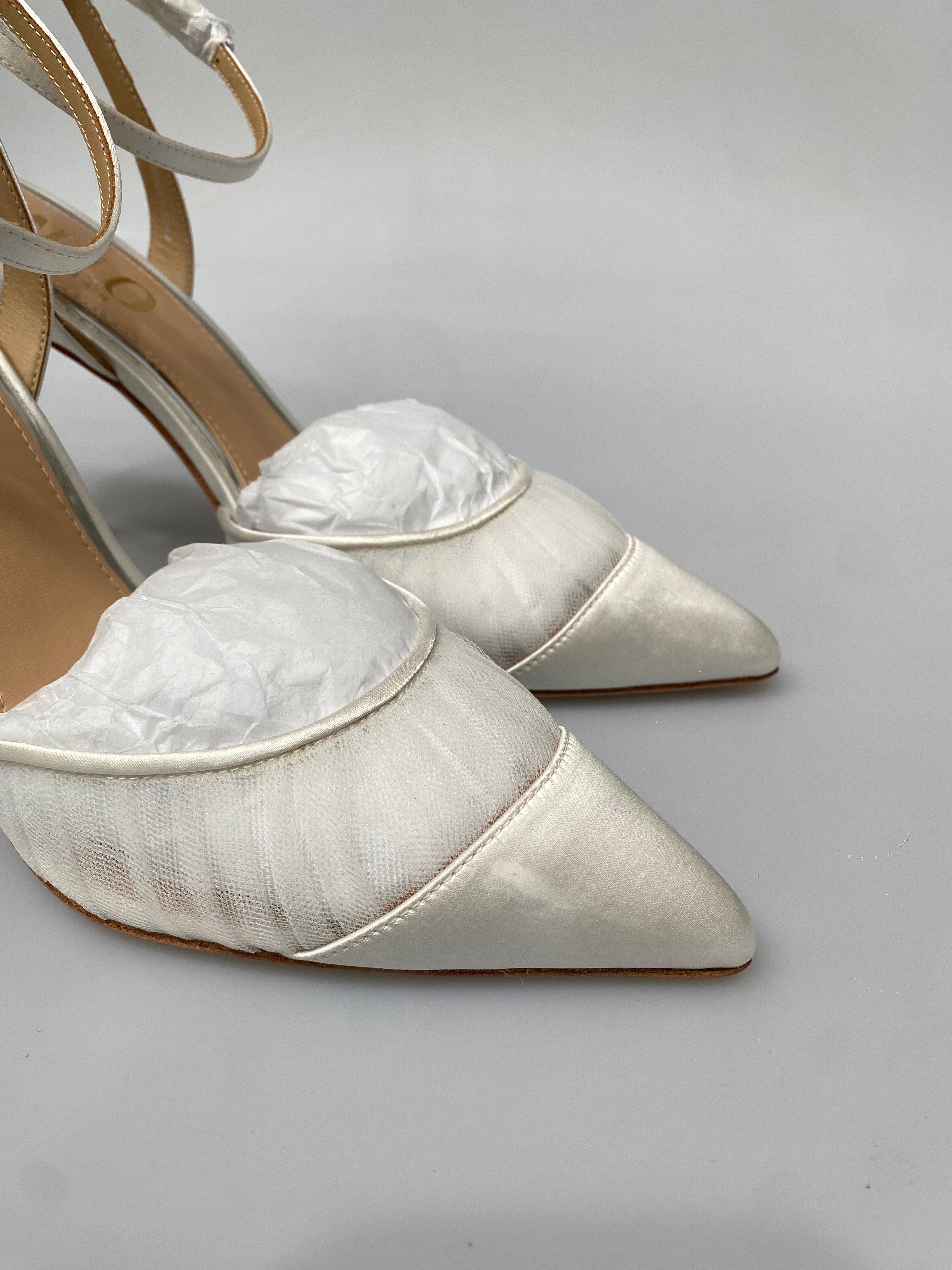 OUTLET - Chantelle Tulle - White - Size 7.5