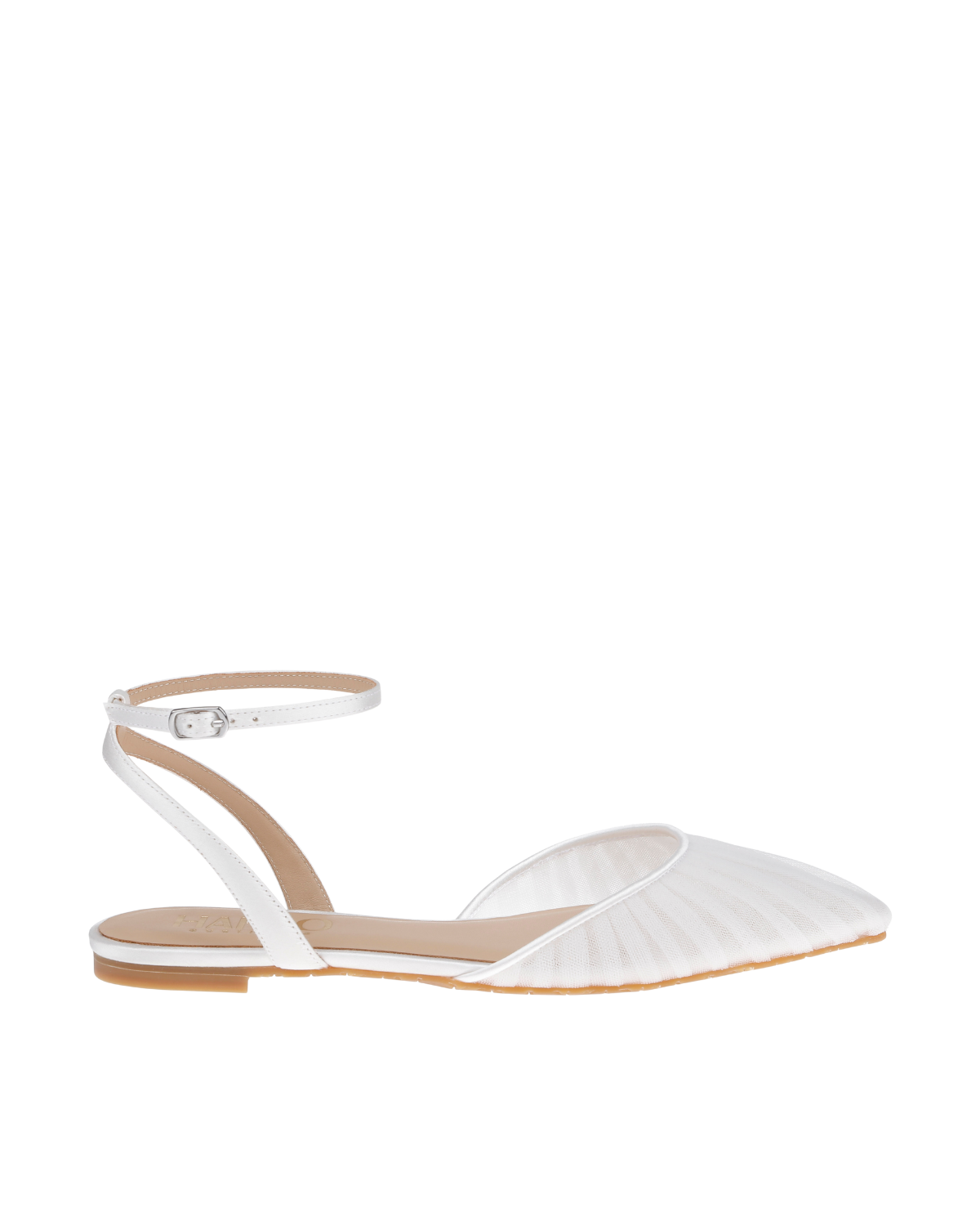 Chanel Tulle - White Tulle Flats