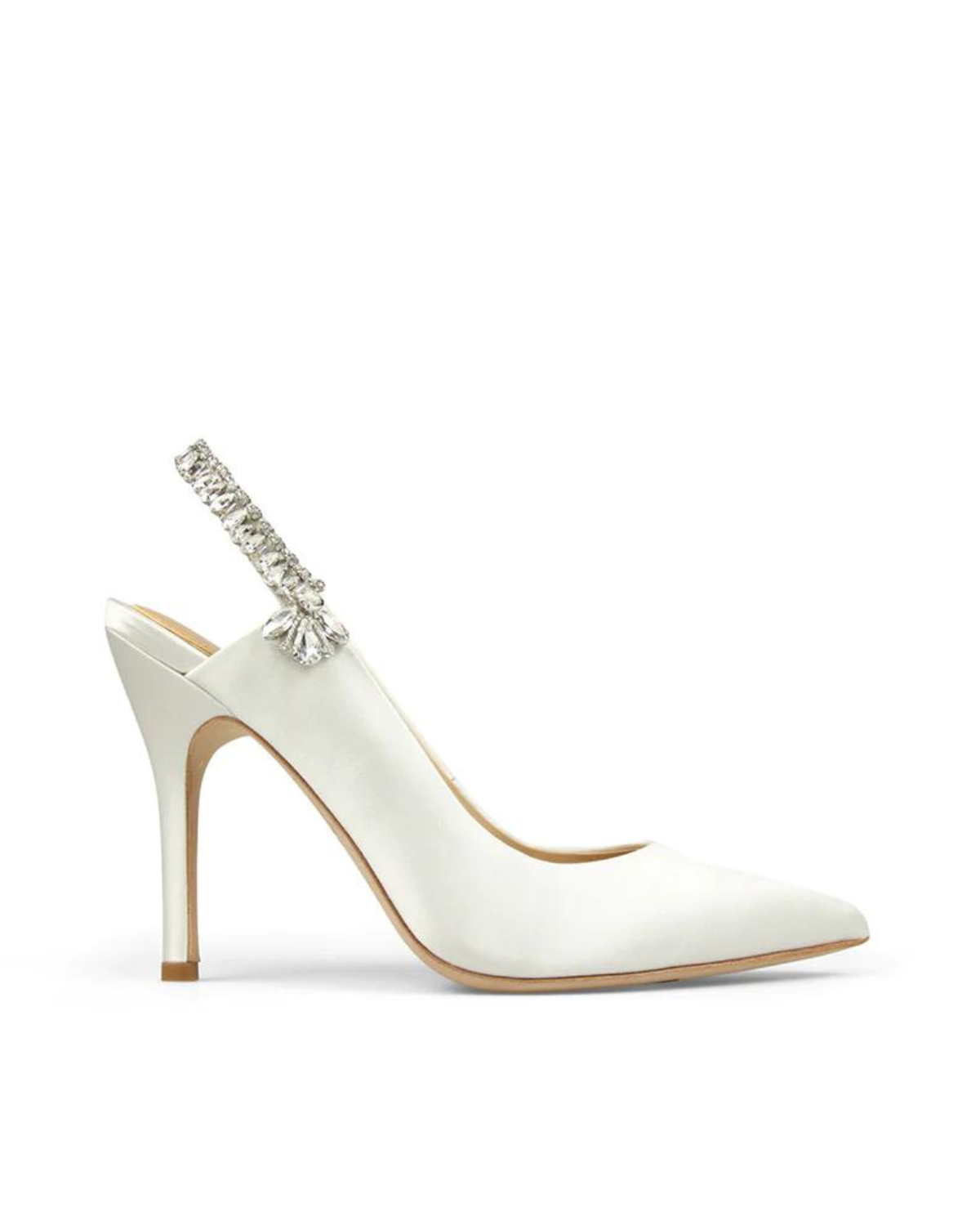 White crystal shoes online