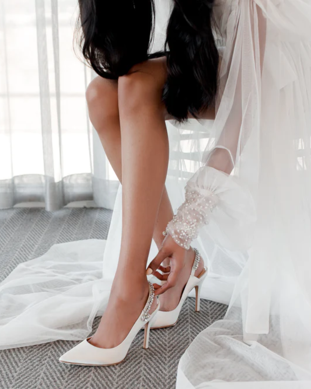Womens White Wedding Shoes | Wedding Blue White Flowers | White Wedding  Shoes Blue - Pumps - Aliexpress
