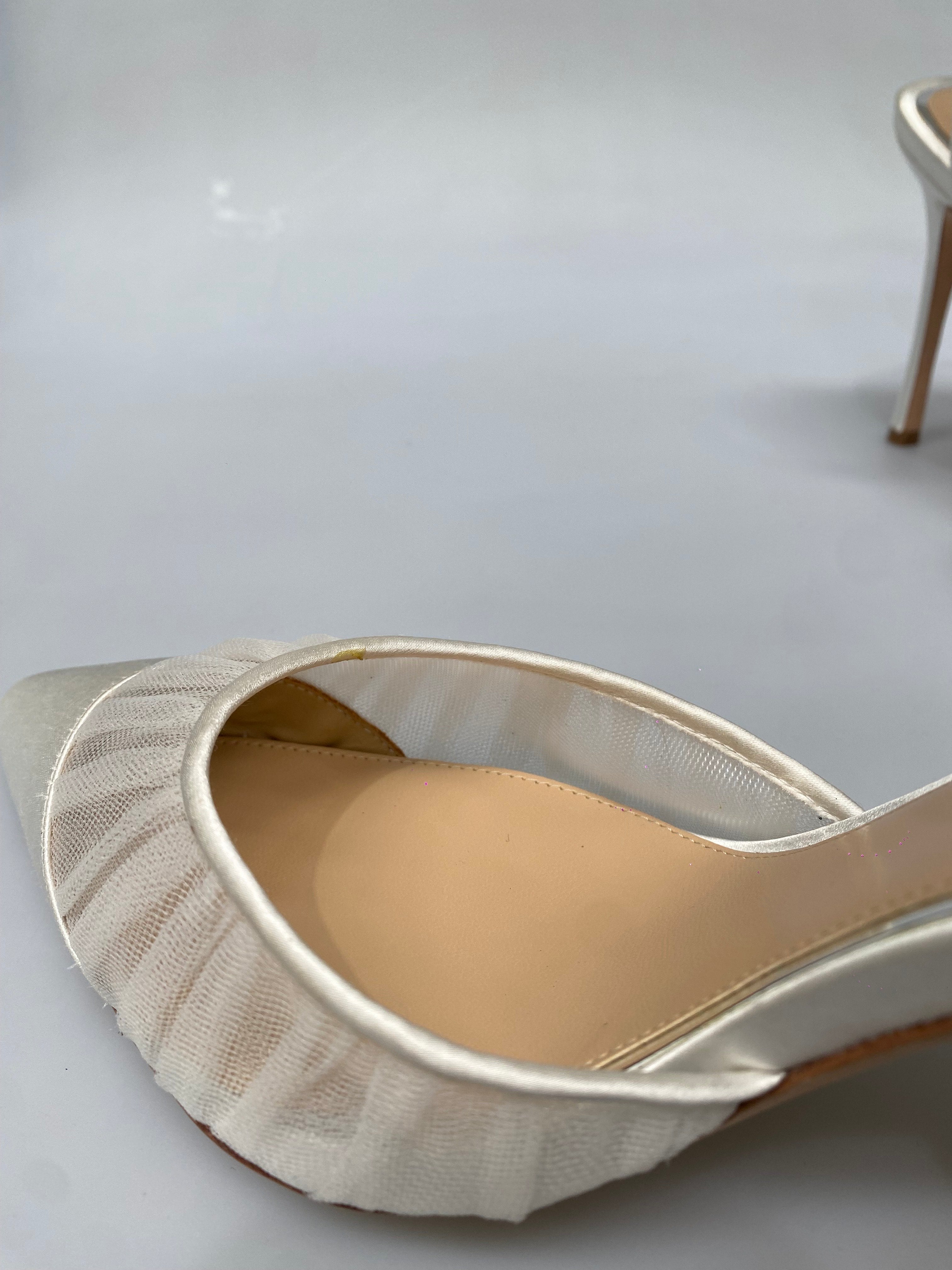 OUTLET - Chantelle Tulle - White - Size 10