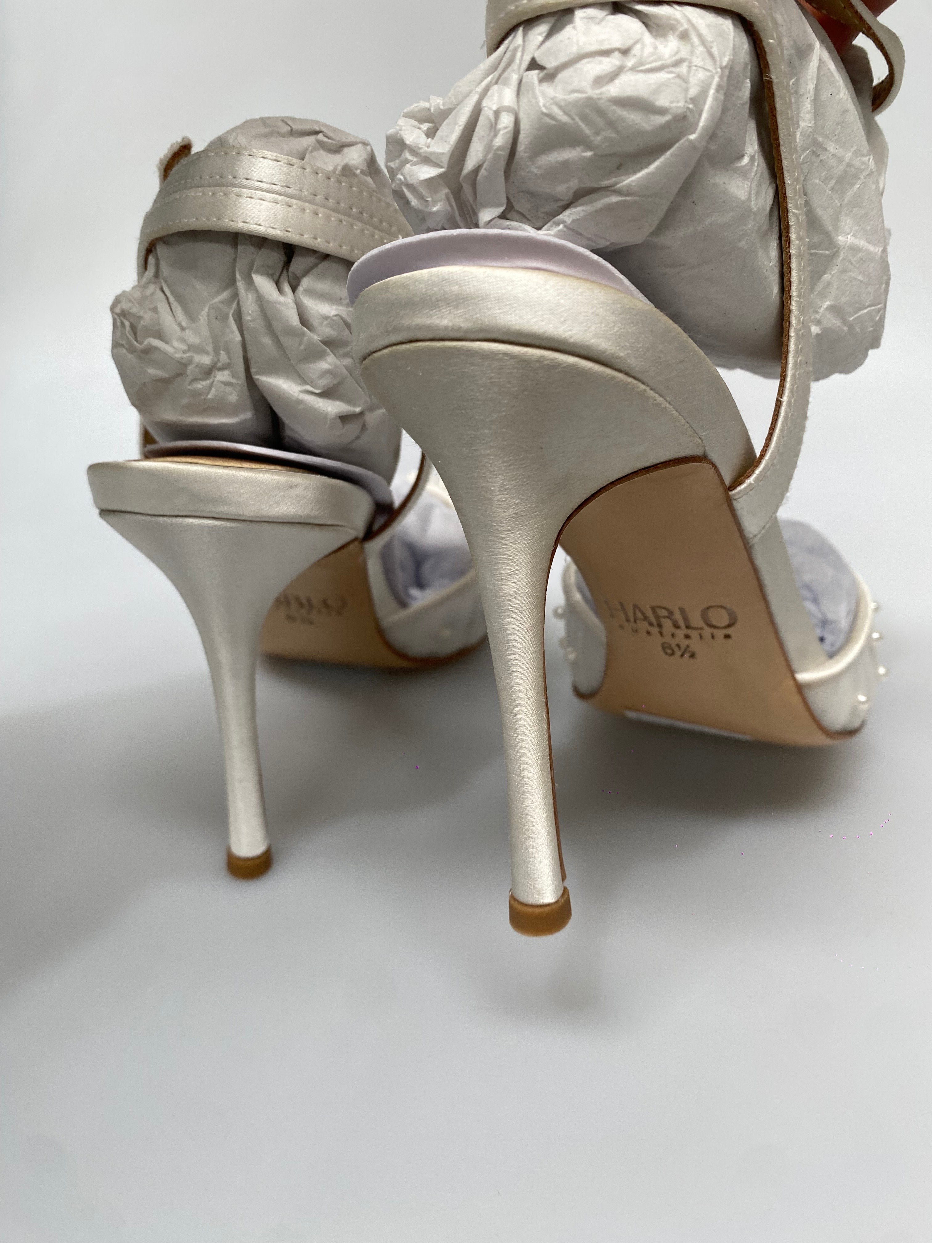 OUTLET - Chantelle Pearl - White - Size 6.5