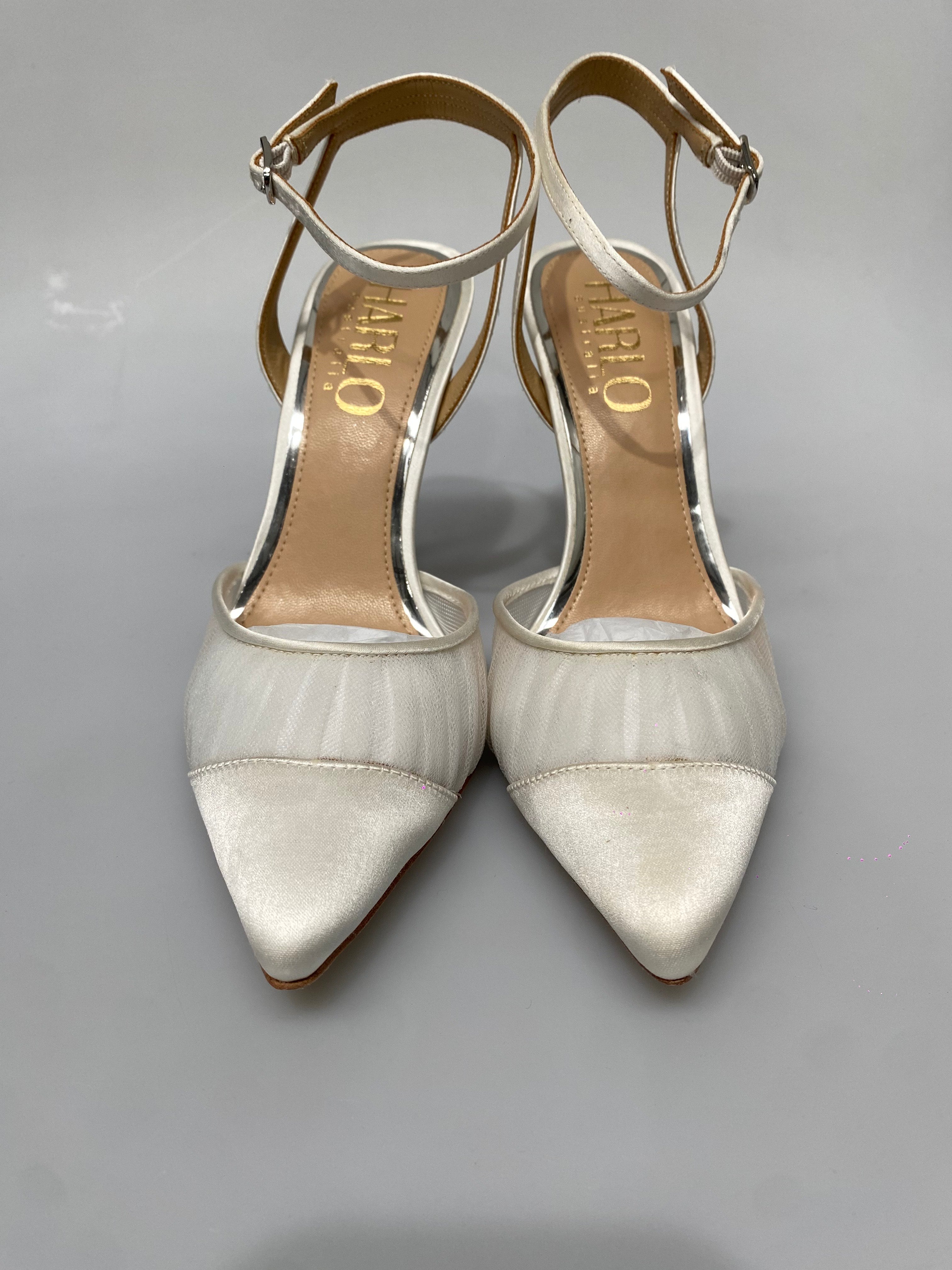 OUTLET - Chantelle Tulle - White - Size 5.5